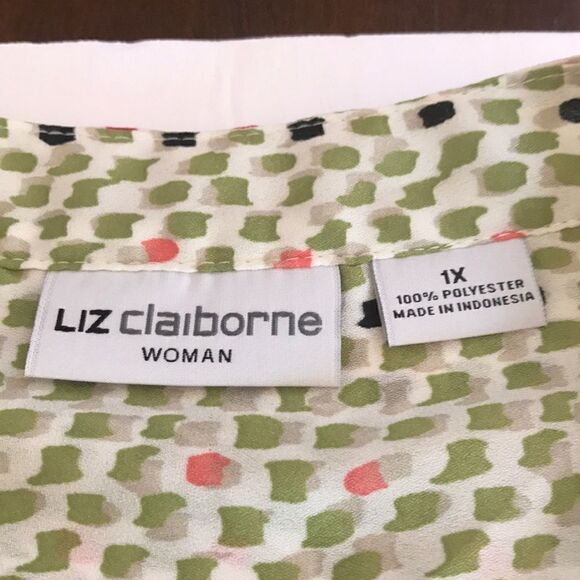 Liz Claiborne sleeveless button up blouse Size 1X - Picture 6 of 7
